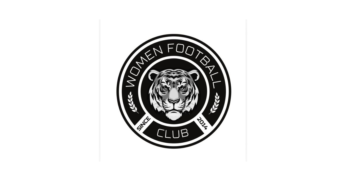 Women Football Club logo featuring a tiger emblem with the motto “Our Differences Our Strengths”